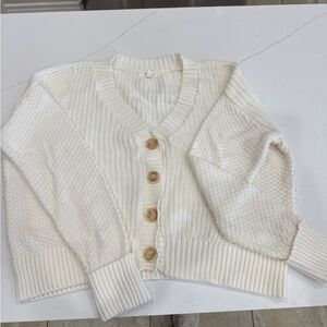 Maurices Ivory Button-Up Cardigan